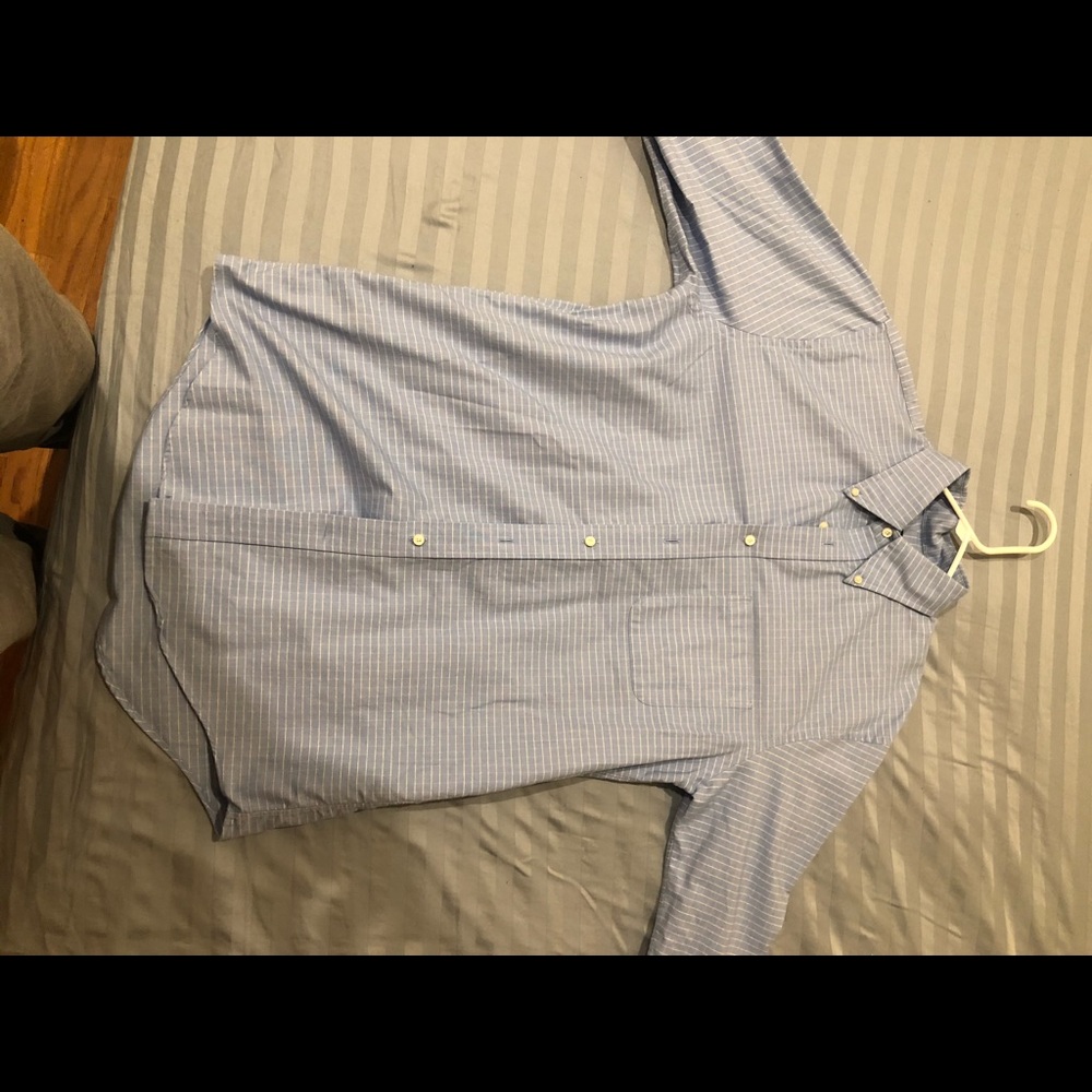 Land’s End Men’s Dress Shirt Blue